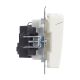 BRITE Розетка 1-местная с заземлением с защитными шторками и крышкой 16А IP44 РСбш10-3-44-БрЖ жемчуг IEK, изображение 9
