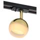 LIGHTING Светильник 4118 декоративный трековый поворотный под лампу GX53 золото IEK, изображение 4