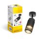LIGHTING Светильник 4207 настенно-потолочный под лампу GU10 черный IEK, изображение 5