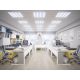 LIGHTING PRO Светильник светодиодный ДВО 2001D 45Вт 6500К IP40 588х588мм Грильято опал Dali IEK, изображение 7